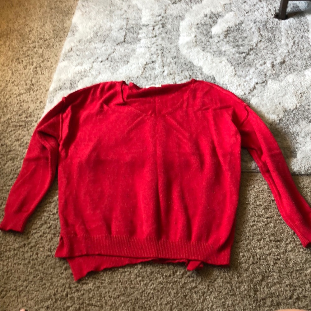 Red sweater